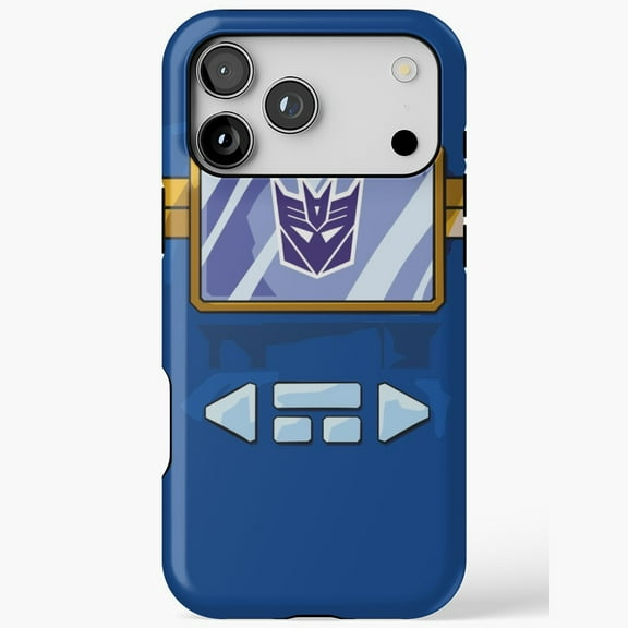 Soundwave Chest Cassette Deck Transformers Retro Art iPhone Case 17 through 11 Pro Max