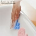thumbnail image 5 of TERGAYEE Silicone Scrubber,Soft Baby Hair Brush Silicone Shower Brush& Hair Scalp Massager with Suction Cupped Bath Shower Body Brush for Adults and Kids, 5 of 6