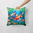 thumbnail image 2 of Koi Fish Throw Pillow 18 in x 18 in, 2 of 5