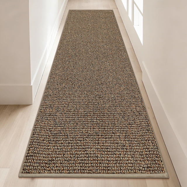 BEQHAUSE Hallway Runner Rugs 2x8, Hallway Rug Non-Slip Washable(Rolled-Up NO Creases), Runner Rug Absorbent Stain Resistant Hall Rug Carpet Runner, E