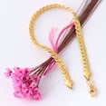 thumbnail image 3 of Fiudx Pulsera de Oro, Pulsera Unisex de Cadena Punk, Brazalete de Aleación Ajustable, Hip Hop, Accesorio de Moda para Uso Diario, para Hombres y Mujeres, 20 Cm de Largo., 3 of 7