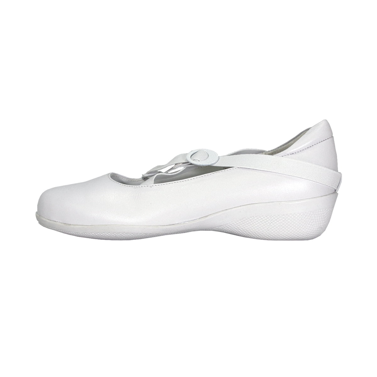 24 Hour Comfort Cali Women's Wide Width Slip On Shoes - Leather Comfort Loafers With Cushioned Insole