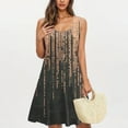 thumbnail image 1 of Ovzne Robes pour Femmes 2025 Robe d'Été Tendance Décontractée Imprimée avec Poches Sans Manches Col de Jardin Robe de Printemps Imprimée en Solde, 1 of 5