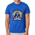 thumbnail image 2 of Papa-Triotic Dad Men's Superhero Patriotic Father 4th of July Parody Funny T-Shirt, 2 of 5