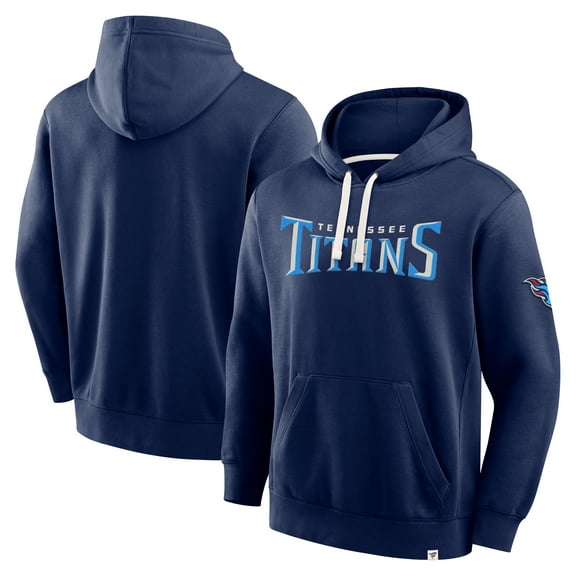 Men's Fanatics Navy Tennessee Titans New Horizons Heritage Pullover Hoodie