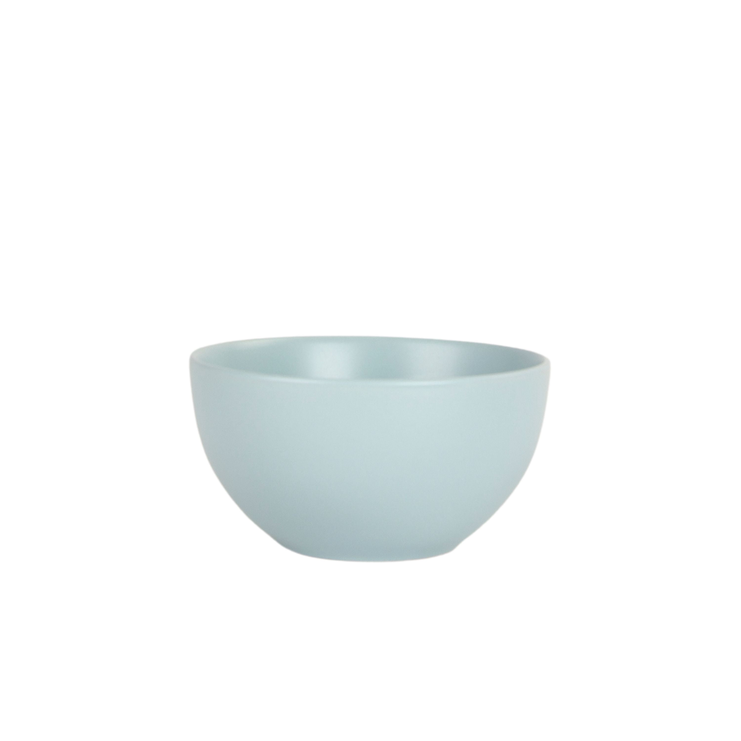 10 Strawberry Street Wazee Matte 5.5"/20oz Cereal Bowl, Set of 6, Mineral Blue