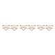 thumbnail image 1 of Anillos para Pezones Sonducket 4 Piezas Cuerpos de Acero Inoxidable Decoración de Pecho Sexy Oro Rosa, 1 of 6