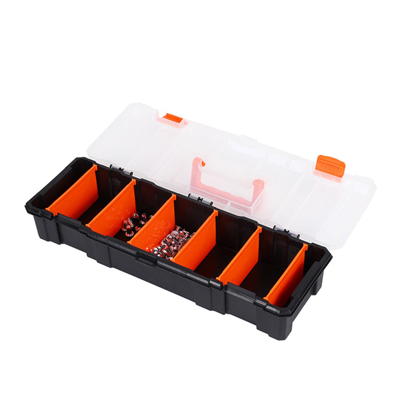 Multi Use Storage Box Universal Carrying Handle Compact Protective Safety Instrument Tools Box Shockproof Organizer Tools Box for Workplace, Size