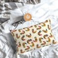 thumbnail image 5 of Pofeuu Boho Chicken Print Polyester Microfiber Plush Pillowcases, Super Soft and Cozy Pillow Case Covers with Envelop Closure（Pillow core not included）-20"x30", 5 of 6