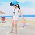thumbnail image 5 of Kids Sun Protection Breathable Foldable Hat Bucket Infant Toddler Boys Girls Outdoor Beach Swim Fishing Summer Cap, 5 of 8