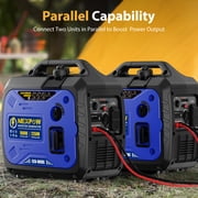 NEXPOW 2250W Portable Inverter Generator, Gasoline Power Quiet Lightweight for Backup Home & Camping, Eco-Mode Feature, Parallel Capability, EPA Compliant