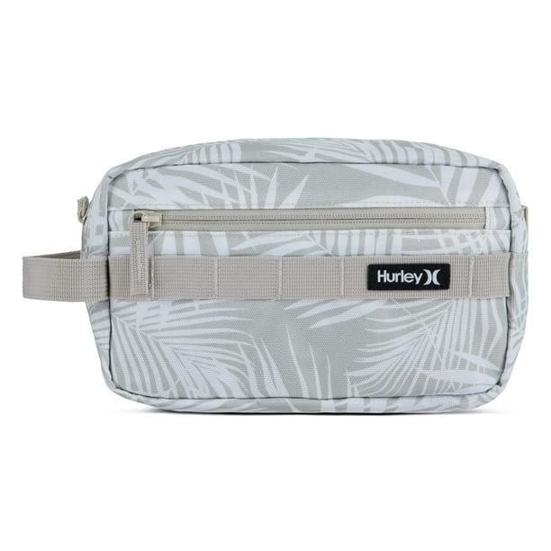Kit Travel Dopp Hurley para adultos, unisex, objetos pequeños, color plateado
