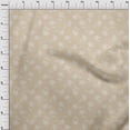 thumbnail image 4 of oneOone Viscose Jersey Light Beige Fabric Asian Block Craft Projects Decor Fabric Printed By The Yard 60 Inch Wide, 4 of 4