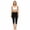 15313268422324517764, variant on True Black Color Women's Brushed Suede Poly Span Casual Capri Leggings XS-2XL