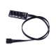 thumbnail image 1 of Cable adaptador de extensión para ventilador de CPU, divisor de concentrador, chasis de PC, enfriador, controlador, Molex TX4 PWM de 40 cm, 1 a 5 pines, 1 of 7