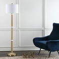thumbnail image 5 of JONATHAN Y Gregory 60.5" Metal/Marble LED Floor Lamp, Brass Gold/White, 5 of 7