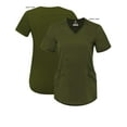 thumbnail image 5 of Adar Pro Scrubs For Women - Modern V-Neck Scrub Top, 5 of 7