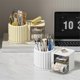 thumbnail image 3 of Makeup Brush Holder Organizer with 2 Drawers,360 Rotating Makeup Organizer Countertop,Capacity Display Case, 3 of 5