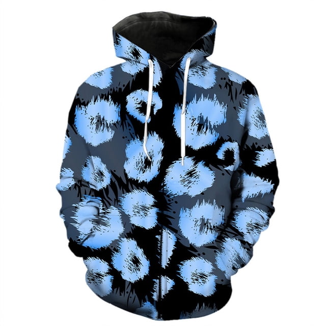 Sudadera con capucha y cremallera de leopardo con estampado 3D para hombre y niño, estilo Harajuku con textura animal, sudaderas geniales de manga larga de gran tamaño para la calle.