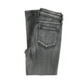 thumbnail image 2 of Golden Win Collection Womens High Waisted Straight Leg Jeans, Grey, 28, 2 of 3