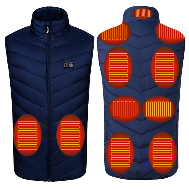 USB Charging Heating Vest for Men & Women with Temperature Control Gear 4 Smart Warm Jacket Winter Coats