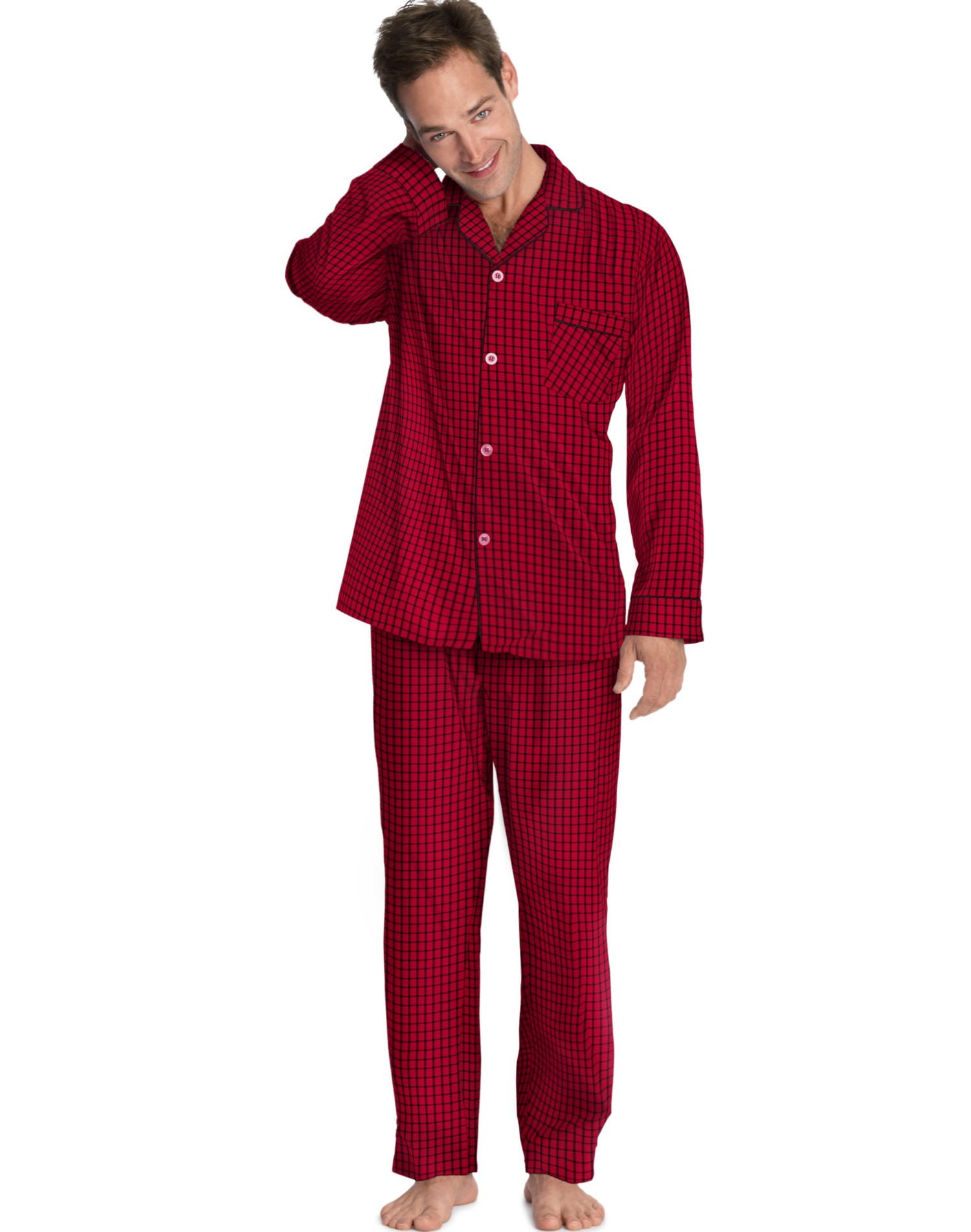Hanes Mens Woven Pajamas