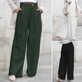 thumbnail image 2 of Womens Jeans Casual High Waisted Tie Side Plicated Relaxed Fit Durable Daily Breathable Trendy Full White Denim Shorts Sizes XL, 2 of 7