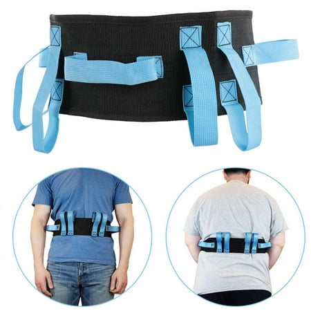 Buckle Grips - WALFRONT Gait Belt Transfer & Walking Moving Tool with Hand Grips Quick-Release Buckle Patient Safety, Patient Belt, Hand Grip Strap
