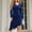 Blue, variant on Women's V Neck Wrap Velvet Maxi Dress Long Sleeve Split Bridesmaid Cocktail Party Dress Gifts For Women M-2XL