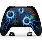 QQV Switch Controller for Nintendo Switch 2/Switch lite/Switch OLED/Switch,Wireless Switch Controller with Turbo,Wake-up Function,Programmable and Adjustable LED