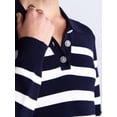 thumbnail image 4 of Free Assembly Women's and Women's Plus Polo Sweater Dress with Long Sleeves, Sizes XS-4X, 4 of 5