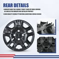 thumbnail image 4 of Wheel Rims Covers 16 inch 4 Pieces ,for 2007-2012 NISSAN SENTRA Compatible with Steel Wheels and Bolt on Installation Hubcaps PP Material (Black Lacquer), 4 of 8