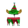 thumbnail image 4 of Pañuelos navideños para perros jinwen bufanda y gorro navideño de peluche, 4 of 8