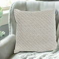 thumbnail image 3 of Coton Coussin Jacquard 22 X 22 - Ensemble De 2, 3 of 4