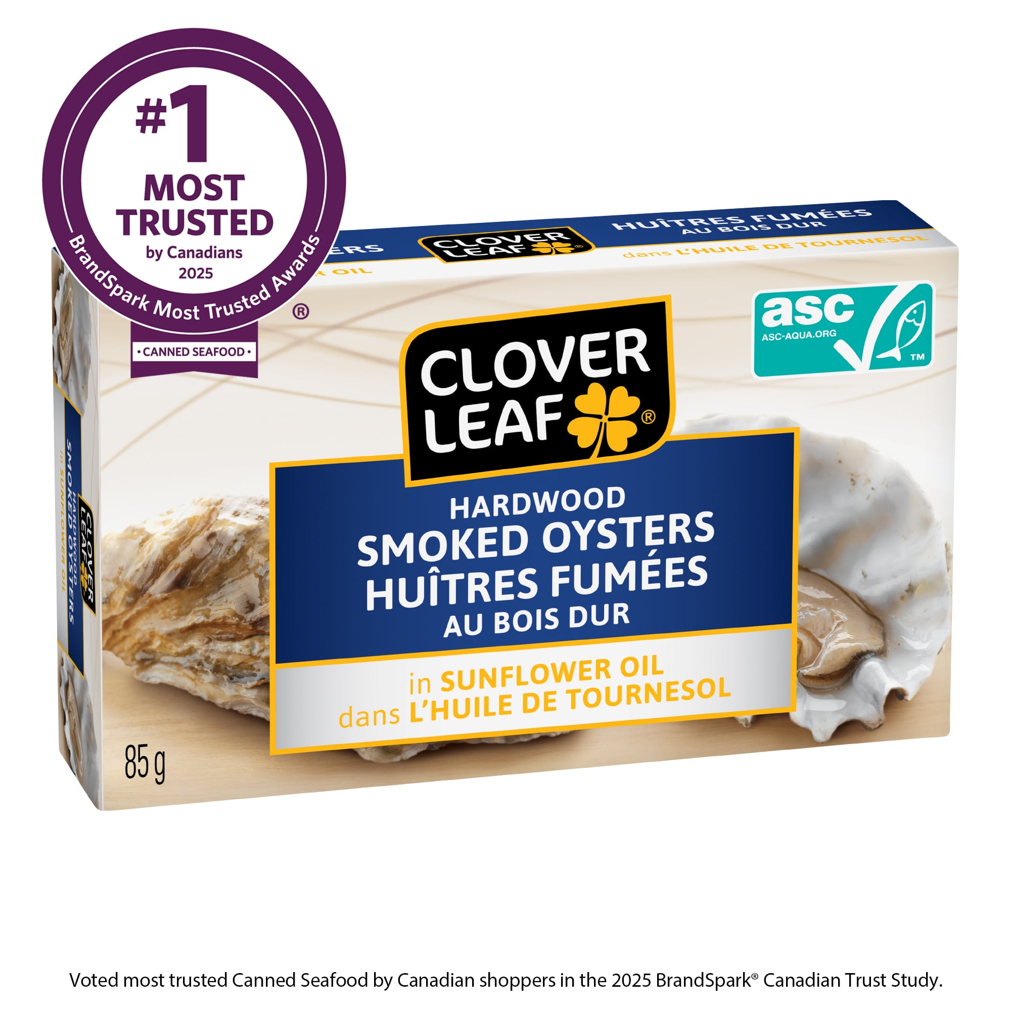Clover Leaf Hardwood Smoked Oysters