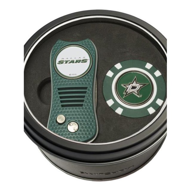 Team Golf 637556138538 Dallas Stars Tin Set - Switchfix, Golf Chip