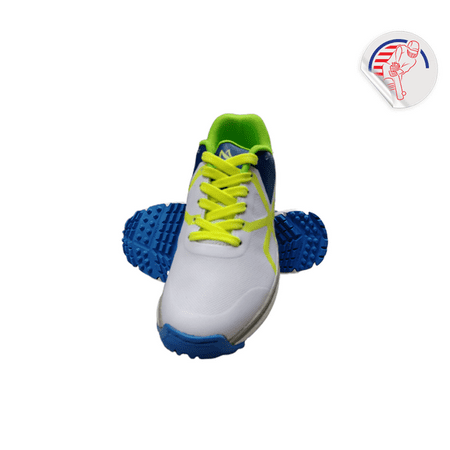 

TYKA CHAMP Junior (White & Blue) Cricket Shoes - 2022