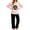 G, variant on CQXIDFH Pajamas for Women Cute Print Long Sleeve Pajama Set Cozy Soft Polyester Loungewear for Soft Comfy Pj Sets