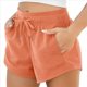 thumbnail image 1 of Pantalones Cortos Deportivos para Mujer con Bolsillos, de Algodón Francés, con Cordón Ajustable, para Hacer Ejercicio en Verano, Informales y Cómodos. Coral L, 1 of 8