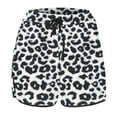 thumbnail image 4 of IROINNID Women's Comfy Summer Leopard Printed Drawstring Waist Shorts With Pocket, 4 of 6