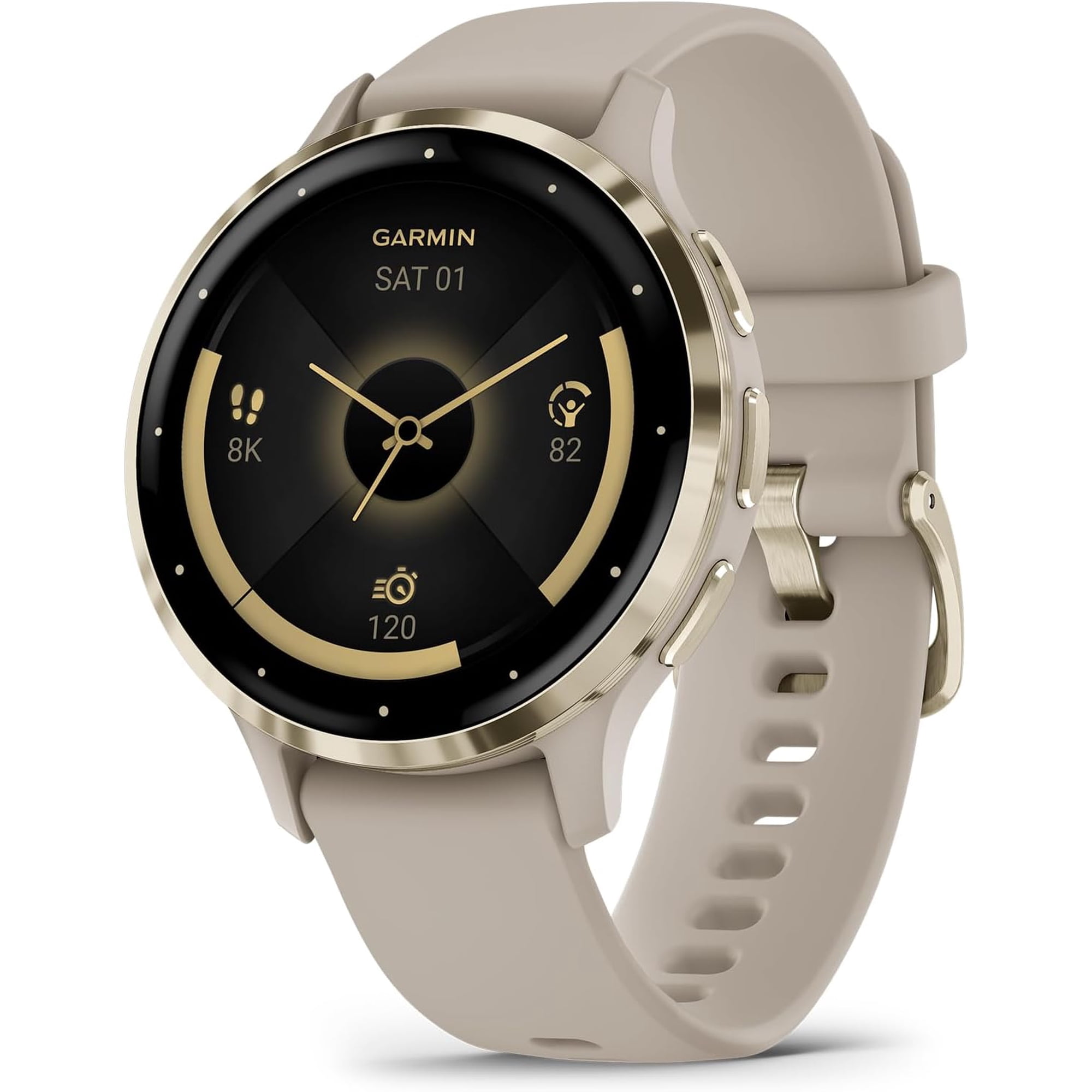 Garmin Venu 3S, Premium Fitness Smartwatch, 41mm, French Gray (SOLD WITHOUT MANUFACTURER WARRANTY)