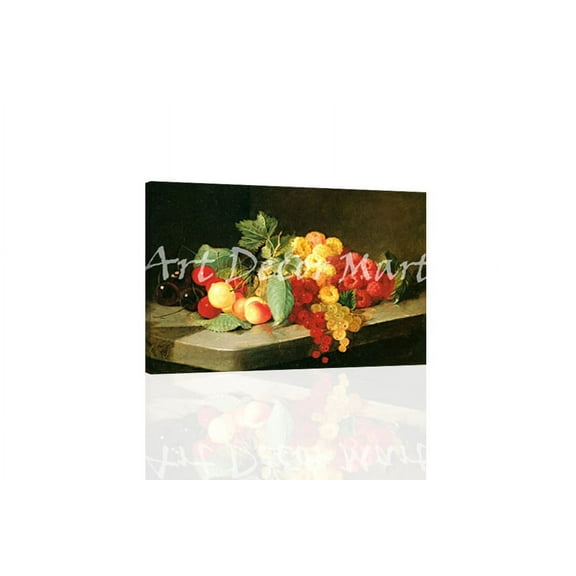 Still Life With Berries - CANVAS OR FINE PRINT WALL ART