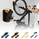 thumbnail image 3 of Advancent Soporte de pared para bicicleta de montaña, estante de almacenamiento plegable para bicicleta, colgador ahorrador de espacio, soporte Ciclismo Blanco negro, 3 of 6