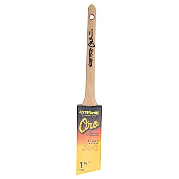 Pincel Angular Arroworthy Oro 1.5" - Caja de 1