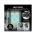 thumbnail image 5 of Corsair iCUE 5000T RGB CC-9011231-WW White Steel / Plastic / Tempered Glass ATX Mid Tower Computer Case, 5 of 10