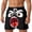 Black, variant on Shorts for Men Casual Men's Funny Cartoon Face Print Casual Summer Shorts Breathable Elastic Waist Comfortable Outdoor for Summer Days and Fun Black XXL