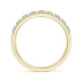 thumbnail image 2 of ANGARA Natural Inspired Diamond Anniversary Ring in 14K Yellow Gold for Women (Size-2.6mm| Color-K| Clarity-I3) | April Birthstone, Anniversary, Jewelry Gift for Women | Natural Diamond Ring, 2 of 9