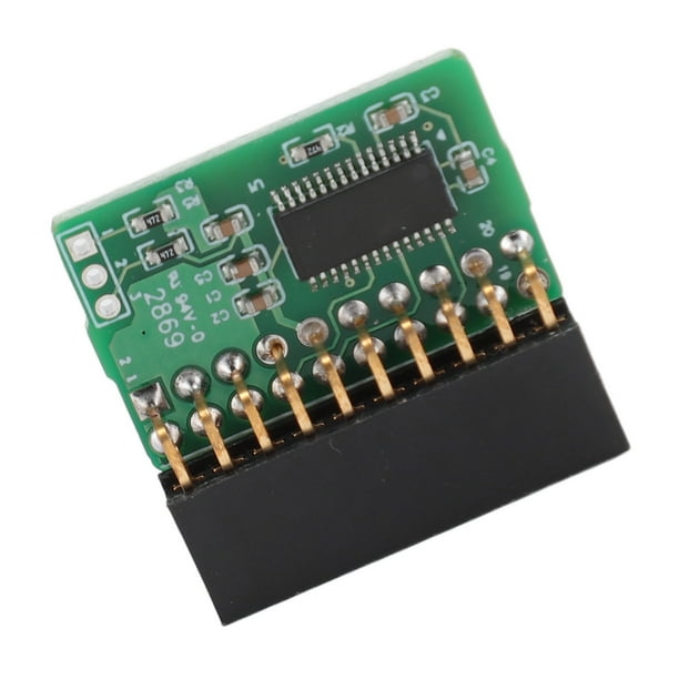 Modulo TPM 2.0 a 20 Pin per SuperMicro AOM TPM 9665V, Struttura Parallela, Installazione Semplice, Scheda PCB Affidabile, Garantisce Crittografia TPM 2.0