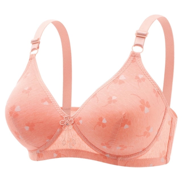 Abcnature Daily Comfort Bras for Women Thin and Steel Hoop Gathered Breathable Underwear for Daily Bras