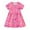 Pink, variant on Girls Dresses for Toddlers – Short Sleeve Printed Party Dress for Girls Clothes Dance Holiday Style